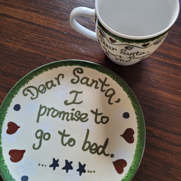 Plate & cup Santa set - Picture 5 of 5